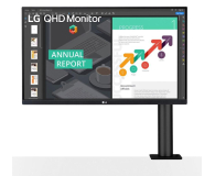 LG 27'' 27QN880-B Ergo IPS WQHD USB-C - 574287 - zdjęcie 1